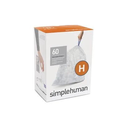 Simplehuman - Worki na śmieci 3 x 20 szt. - rozm. H 30-35 L