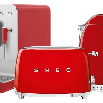 Smeg - Zestaw BCC02RDMEU + TSF01RDEU + KLF04RDEU