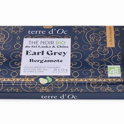 Terre d'Oc - Herbata czarna w torebkach 10 x 2 g Hospitality Earl Grey