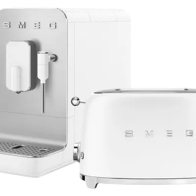 Smeg - Zestaw BCC12WHMEU + TSF01WHMEU