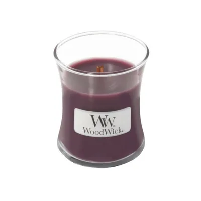 WoodWick - Świeca mała Dark Poppy 40h