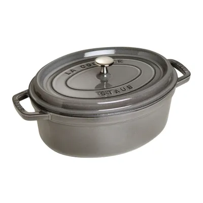 Staub - Garnek żeliwny owalny La Cocotte 4,2 L Grafitowy