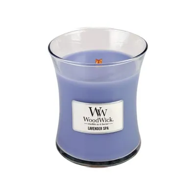 WoodWick - Świeca Średnia Lavender Spa 100h