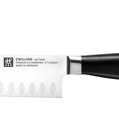 Zwilling - Nóż Santoku z rowkami All Star Złoty mat