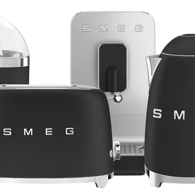 Smeg - Zestaw BCC01BLMEU + TSF01BLMEU + KLF03BLMEU + CJF01BLMEU