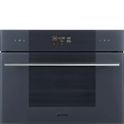 Smeg - Piekarnik elektryczny z funkcją mikrofali SO4102M1G Linea Neptune Grey