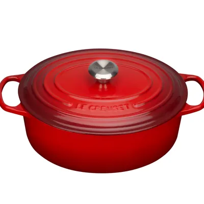 Le Creuset - Owalna Brytfanna 31cm SIGNATURE wiśnia