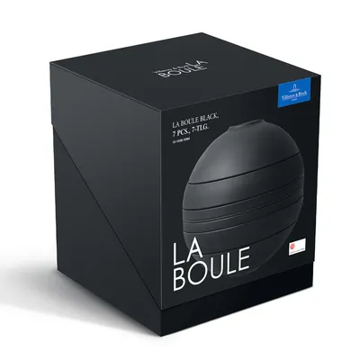 Villeroy&Boch - Zestaw talerzy La Boule Iconic czarny