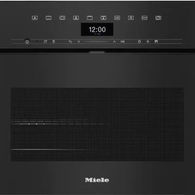 Miele - Piekarnik  kompaktowy H 7440 BPX do zabudowy 45 cm czarny A+ ObsidianBlack