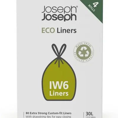 Joseph Joseph - Worki na śmieci 4 x 20 szt. Eco Liners 30 L