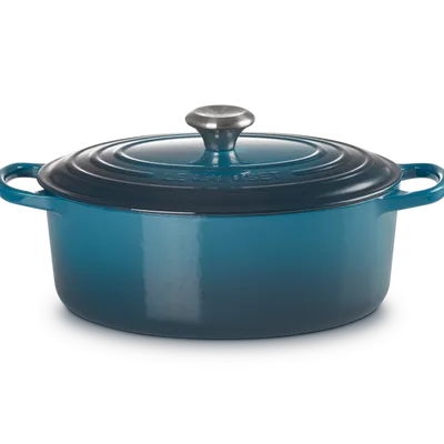 Le Creuset - Owalna Brytfanna 29 cm SIGNATURE Deep Teal