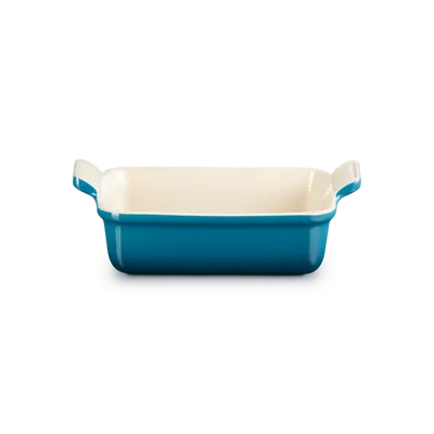 Le Creuset - Prostokątna forma do zapiekania kamionka 19 cm deep teal