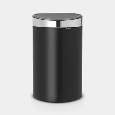 Brabantia - Kosz dotykowy TOUCH BIN NEW 40L Czarny Matowy