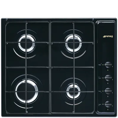 Smeg - Płyta gazowa S64SN Selezione Czarny