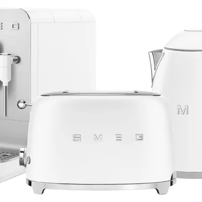 Smeg - Zestaw BCC12WHMEU + TSF01WHMEU + KLF03WHMEU