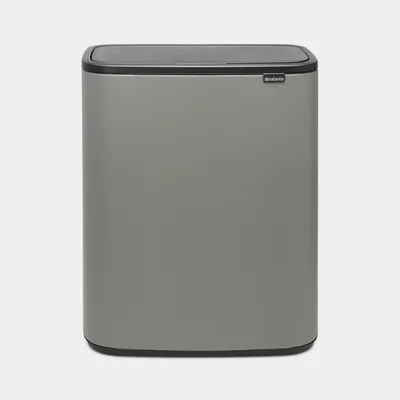 Brabantia - Kosz dotykowy BO TOUCH BIN 2 x 30l Mineral Concrete Grey