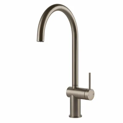 Gessi - Bateria kuchenna Inedito obrotowa wylewka 60411 Finox (Nikiel szczotkowany)