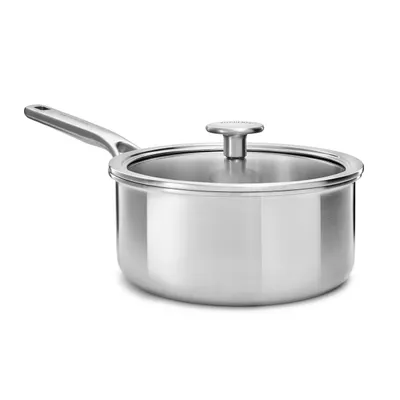 KitchenAid - Rondel z pokrywką 3-warstwowy, stalowy - 3,1L