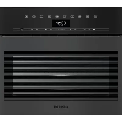 Miele - Piekarnik z kuchnią mikrofalową H 7440 BMX 125 Gala Edition ObsidianBlack matowy