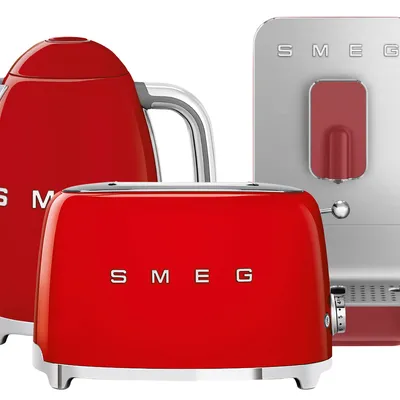 Smeg - Zestaw BCC01RDMEU + TSF01RDEU + KLF03RDEU