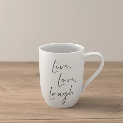 Villeroy&Boch - Kubek Statement „Live Love Laugh”