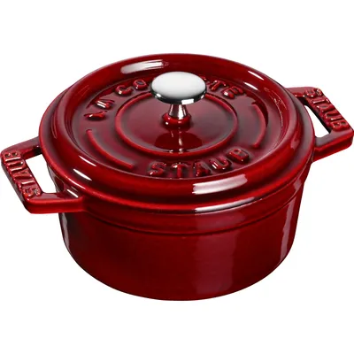 Staub - Mini garnek żeliwny okrągły La Cocotte 250 ml Grenadynowy