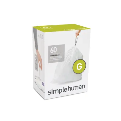 Simplehuman - Worki na śmieci 3 x 20 szt. - rozm. G 30L