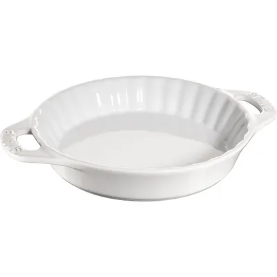 Staub - Okrągły półmisek ceramiczny do ciast Cooking 1,2 L Biały