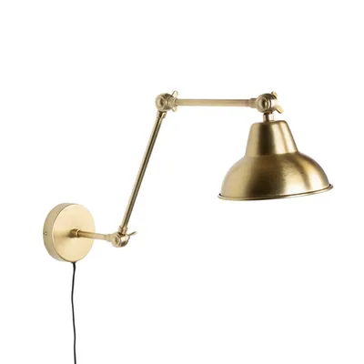 White Label Living - Lampa ścienna XAVI (mosiężna)