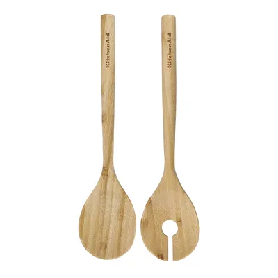 KitchenAid - Drewniane sztućce do sałaty Classic Bamboo