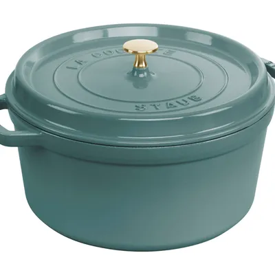 Staub - Garnek żeliwny okrągły La Cocotte 6,7 L Eukaliptusowy