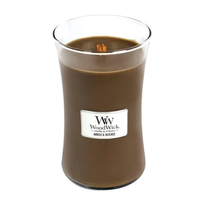 WoodWick - Świeca Duża Amber & Incense 120h