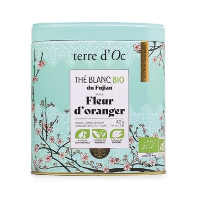 Terre d'Oc - Herbata biała 40 g Hospitality Fleur d'Oranger