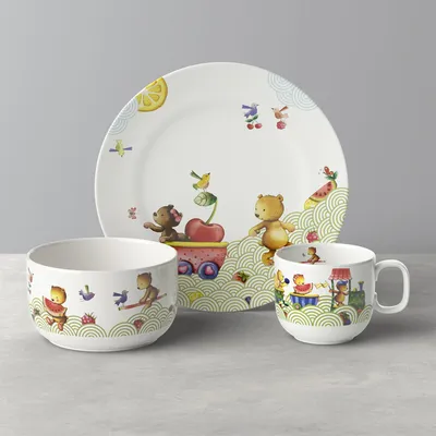 Villeroy&Boch - Zestaw 3 el. dla dzieci Hungry as a Bear