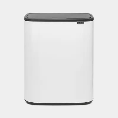 Brabantia - Kosz dotykowy BO TOUCH BIN 2 x 30l Biały