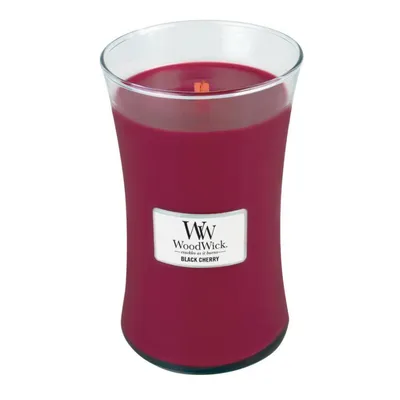 WoodWick - Świeca Duża Black Cherry 120h