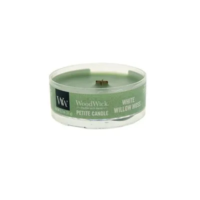 WoodWick - Świeca Petite White Willow Moss 15h