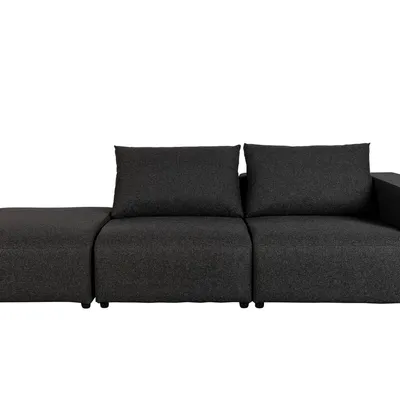 Zuiver - Sofa zewnętrzna BREEZE 3-osobowa prawa (antracyt)