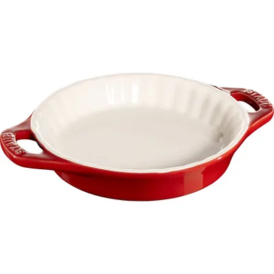 Staub - Okrągły półmisek ceramiczny do ciast Cooking 200 ml Czerwony