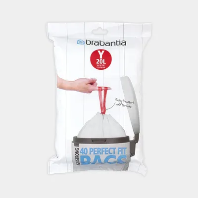 Brabantia - Worki na śmieci rozmiar Y 20L 40 szt.