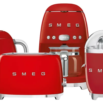 Smeg - Zestaw DCF02RDEU + TSF01RDEU + KLF03RDEU + CJF01RDEU