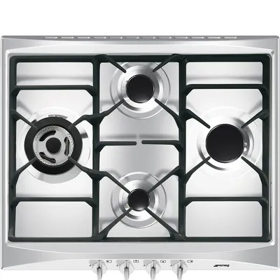 Smeg - Płyta gazowa SR264XGH2 Selezione Stal nierdzewna