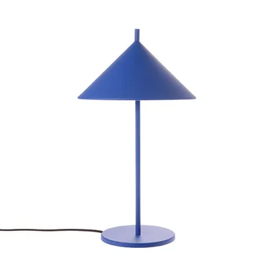 HK Living - Lampa stołowa Triangle kobaltowa