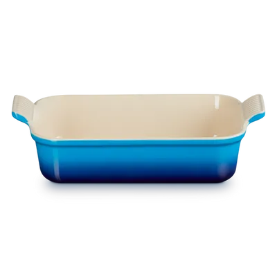 Le Creuset - Prostokątna forma do zapiekania kamionka 26 cm azure