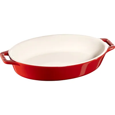 Staub - Owalny półmisek ceramiczny Cooking 1,1 L czerwony