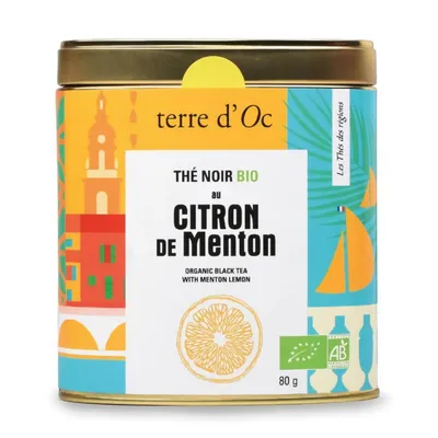 Terre d'Oc - Herbata czarna 80 g Regional Citron de Menton