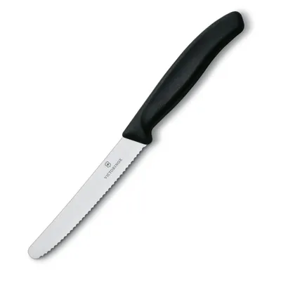 Victorinox - Nóż do pomidorów czarny 11 cm