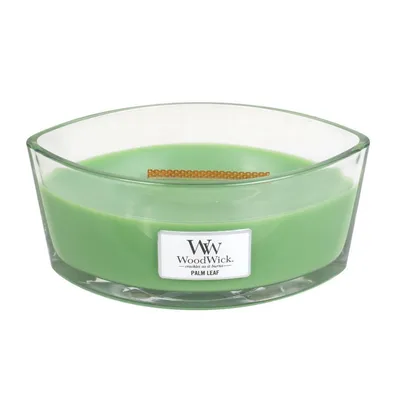 WoodWick - Świeca Hearthwick Flame Palm Leaf 60h