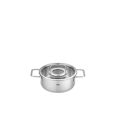 Fissler - Garnek niski 20 cm ze szklaną pokrywką Pure Collection