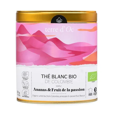 Terre d'Oc - Herbata biała 50 g White Tea Ananas & Marakuja